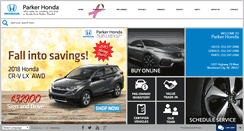 Desktop Screenshot of parkerhonda.com